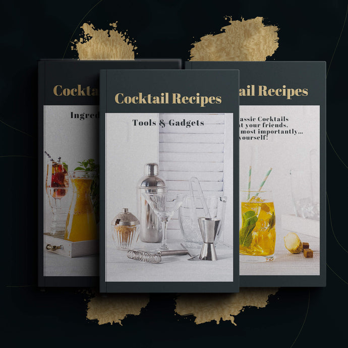 BUNDLE: 40x Cocktail Recipes! Ebook, Cocktail Recipe! Ingredients Ebook and the Cocktail Recipe! Tools and Gadgets Ebook